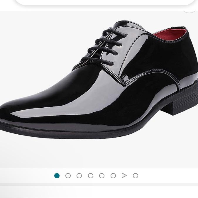 Bruno Marc Faux Patent Leather Tuxedo Shoes Lace-Up Formal Oxford Size 8